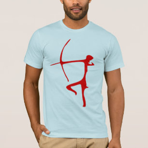 T-shirt rouge d'Archer