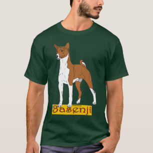 T-shirt Rouge de Basenji-