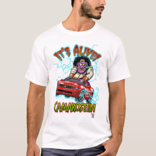 T-shirt rouge de Chevy Camaro solides solubles
