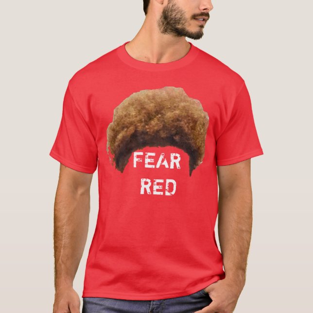 T-shirt Rouge de crainte de TBM (Devant)