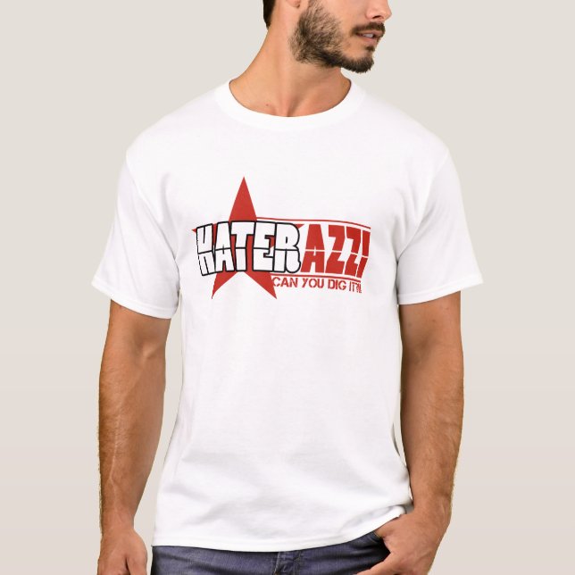 T-SHIRT ROUGE DE HATERAZZI (Devant)