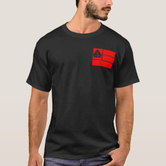 T-shirt Rouge de nation d'ennemi !