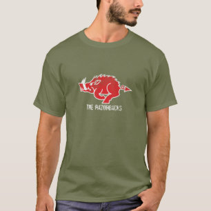 T-shirt rouge de porc