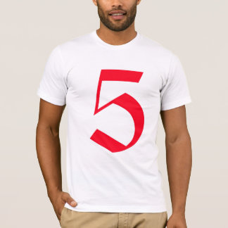 T-SHIRT ROUGE D'ÉTOILE