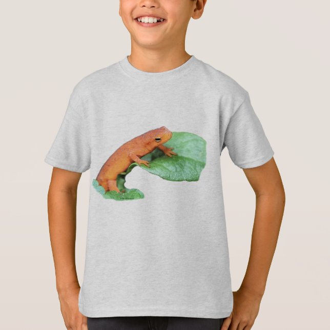 T-shirt Rouge Eft Orange Salamander Nature (Devant)
