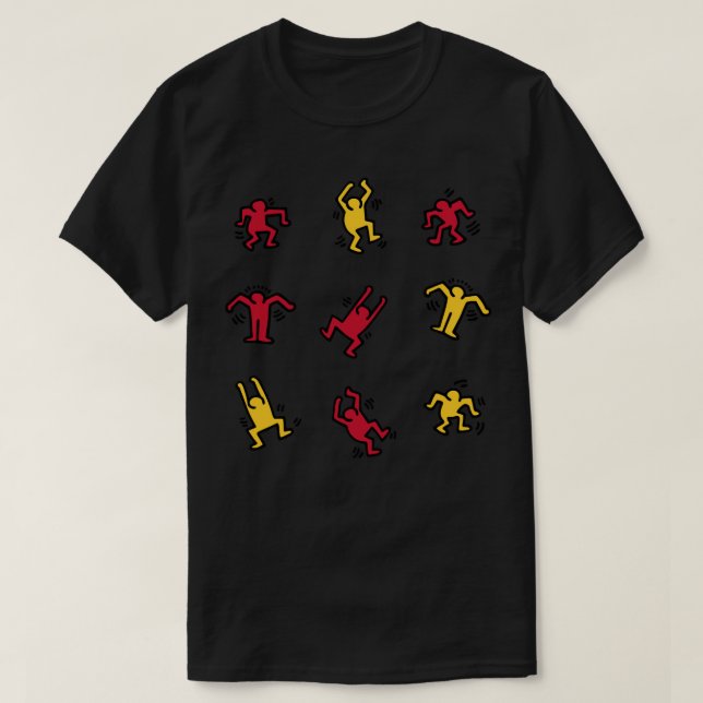 T-shirt Rouge et jaune (Design devant)