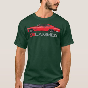 T-shirt Rouge flammé