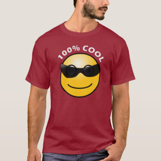 T-shirt rouge foncé frais de 100%