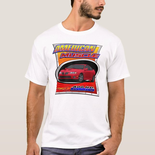 T-shirt rouge graphique de 2006 GTO (Devant)