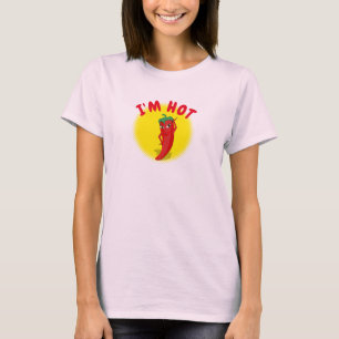 T-shirt Rouge Hot Pepper Diva Gradient