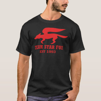 T-shirt rouge indispensable Star Fox Emblem