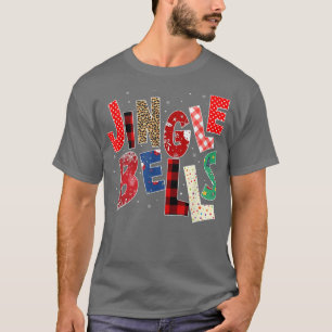 T-shirt Rouge Jingle Bells Noël Famille Pyjama T-S