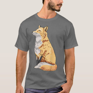 T-shirt Rouge mignon Pour Illustration Animal