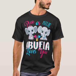 T-shirt Rouge Ou Bleu Abuela Vous Aime Eléphants Bébé Gend