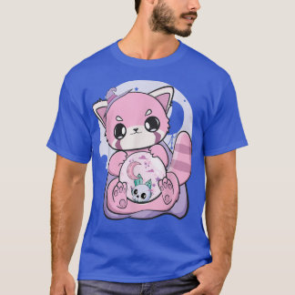 T-shirt Rouge Panda Verre Sphere Fairy Kei Yume Kawaii Har