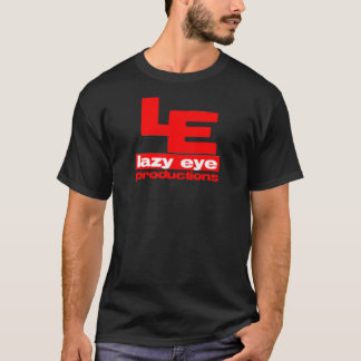 T-shirt Rouge paresseux de logo d'oeil