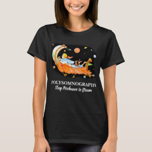 T-shirt rouge POLYSOMNOGRAPHIE LABORATOIRE