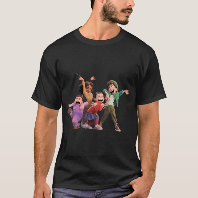 T-shirt Rouge tournant (Devant)