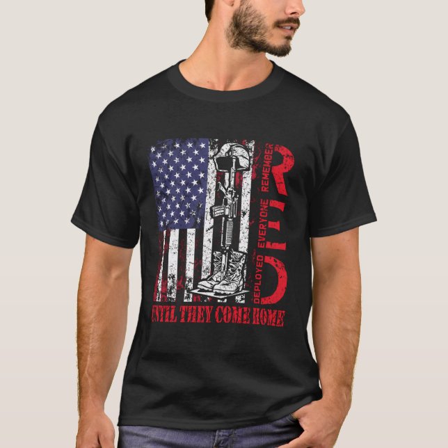T-shirt Rouge Vendredi Militaire Souvenez-vous que tout le (Devant)