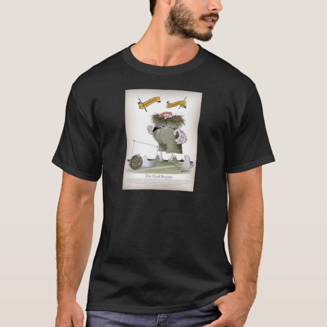 T-shirt rouges de gardien de but ' (Devant)