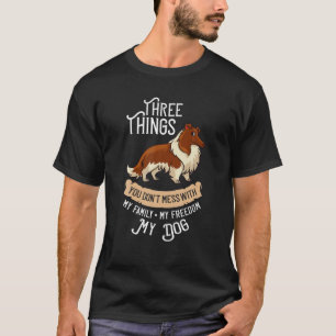 T-shirt Rough Collie Chien Chien Chien Chien Chien Chien C