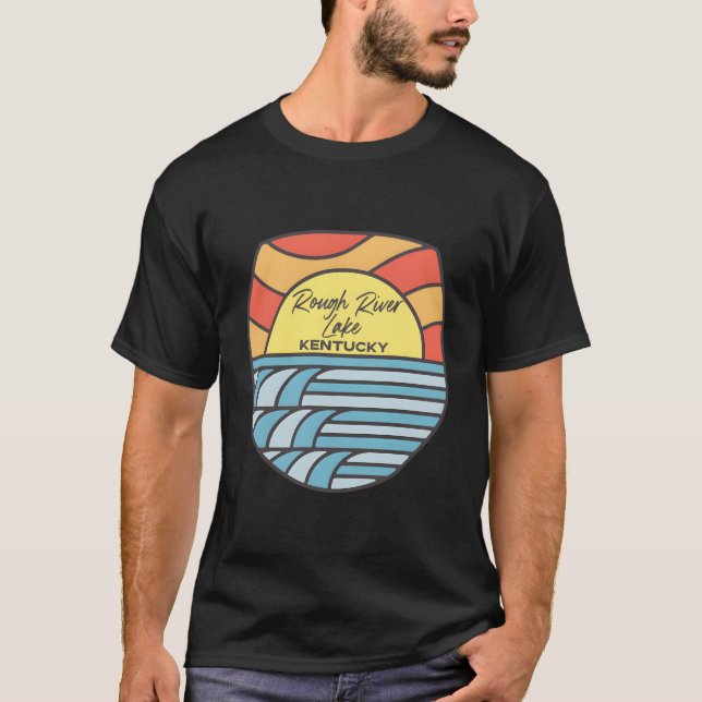 T-shirt Rough River Lake Kentucky Ky Sunset Sunrise Souven (Devant)