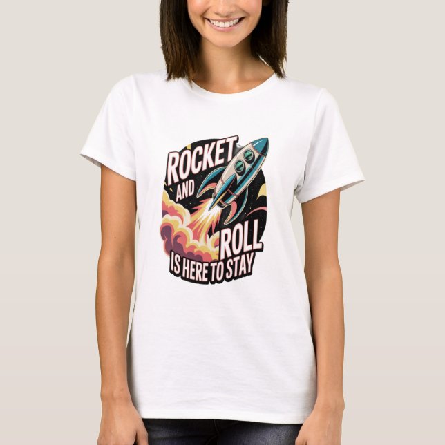 T-shirt Roulade de fusée  (Devant)