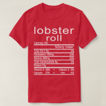rouleau de homard étiquette de la valeur nutritive