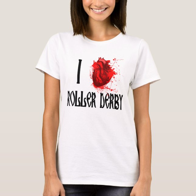 T-shirt Rouleau Derby du coeur I (Devant)