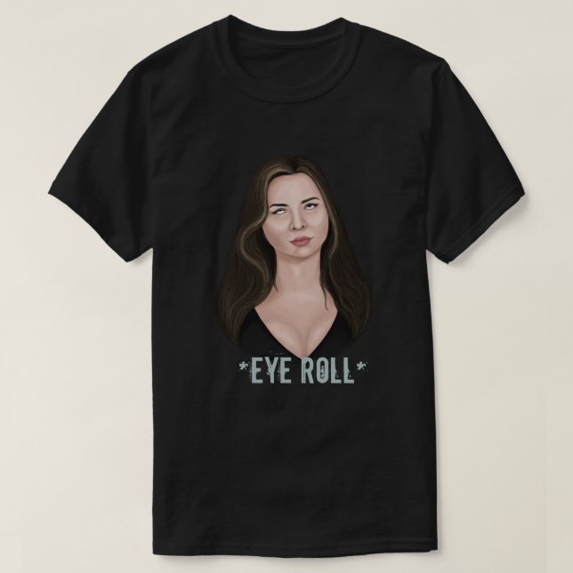 T-shirt Rouleau des yeux (Design devant)