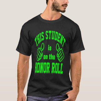 T-shirt Rouleau d'honneur en lettres gras