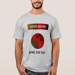 T-shirt Rouleaux de pied, cuvette pour l'amusement !