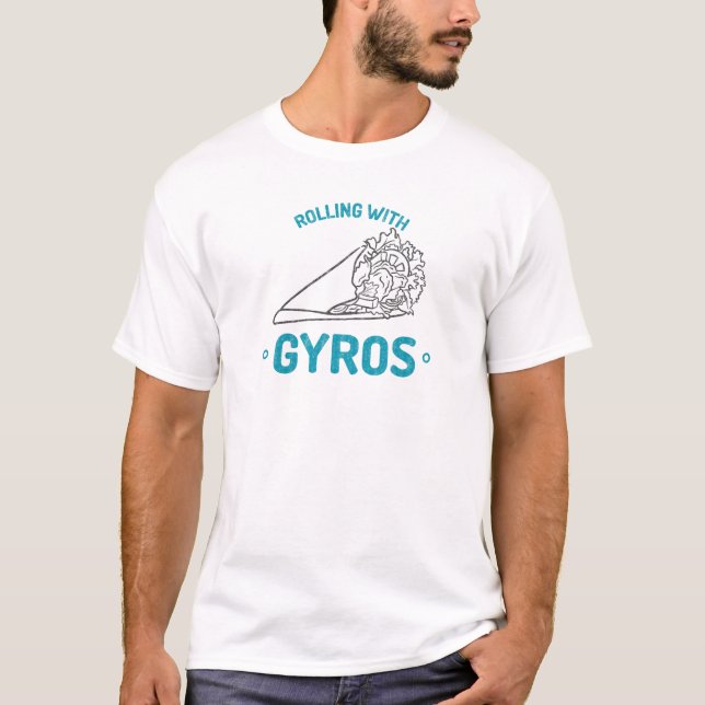 T-shirt Roulement Avec Gyros (Devant)