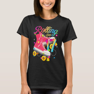 T-shirt Roulement En 17 Ans 17e Anniversaire Roller Skates