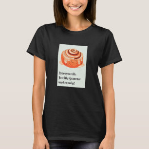 T-shirt Roulés synonymes Roulés à la cannelle Jeu de mots