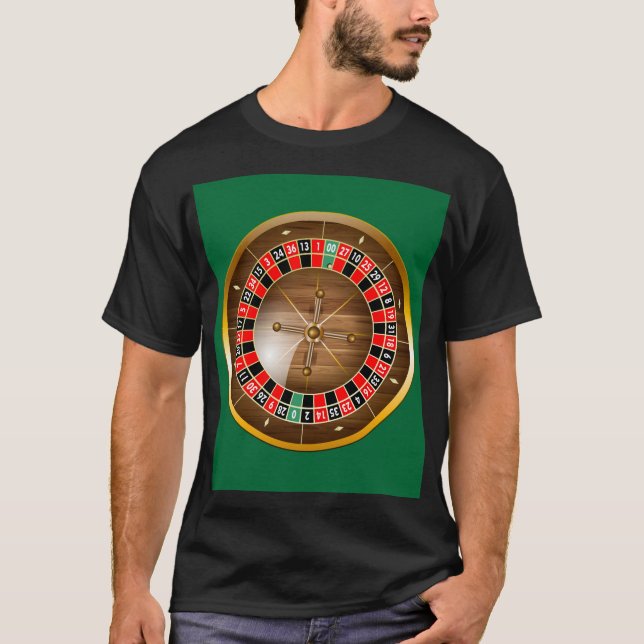 T-shirt roulette américaine très amusante (Devant)