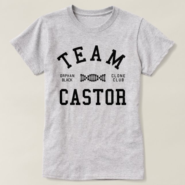 T-shirt Roulette noire orpheline d'équipe (Design devant)
