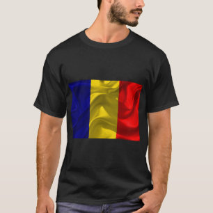 T-shirt Roumanie Drapeau Fierté Tee Design
