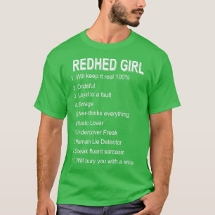 T-shirt rousse copine rousse