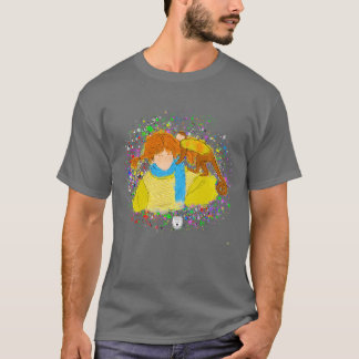 T-shirt rousse fille 23