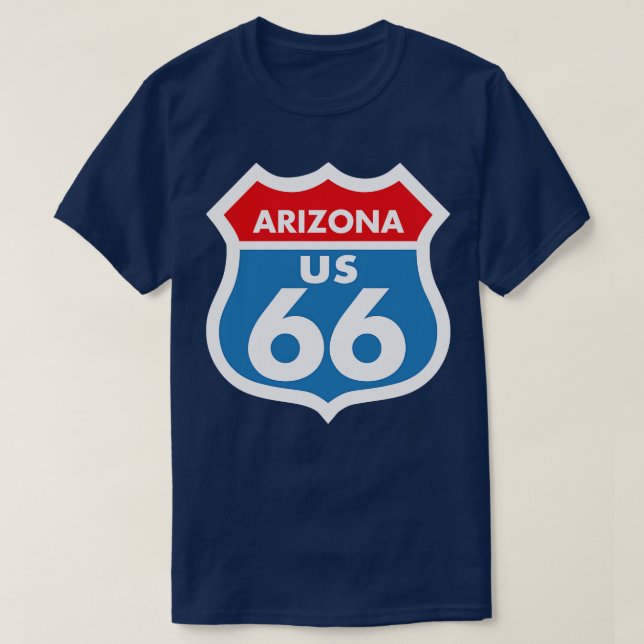 T-shirt Route 66 Arizona (Design devant)