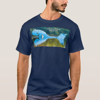 T-shirt Route 66 Catoosa Whale Big Blue Whale