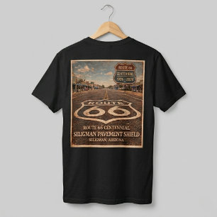 T-shirt Route 66 Centenaire Vêtements de Pavement Seligman
