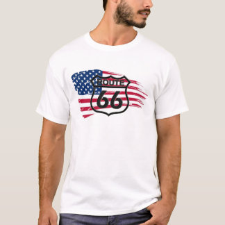 T-shirt Route 66 de l'Amérique