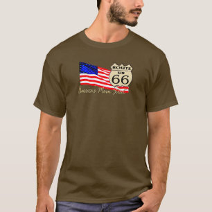 T-shirt Route 66 - La rue principale de l'Amérique