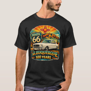 T-shirt Route 66 Mustang Centenaire