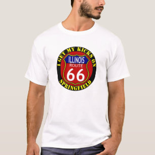 T-SHIRT ROUTE 66 SPRINGFIELD ILLINOIS