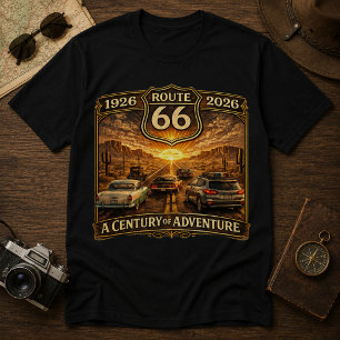 T-shirt Route 66 : Un siècle d'aventure