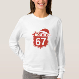 T-shirt Route 67 – Édition Santa Noël Vintage