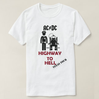 T-shirt Route de C.C à C.A. du Texas à l'enfer